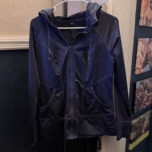 Dark purple workout hoodie